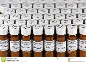 Homeopathy Remedy Bottles