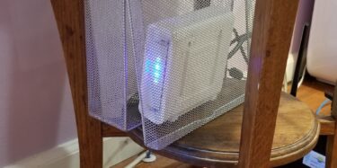 Picture of Modem in the Faraday Cage